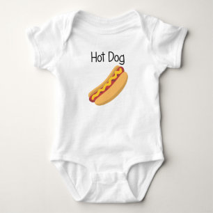Body Para Bebê Cão quente de Diggity