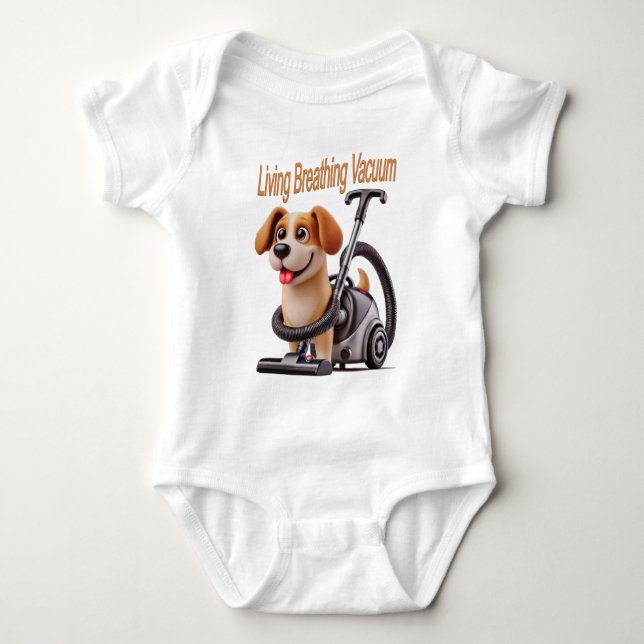 Body Para Bebê Cão Vácuo Respirativo (Frente)