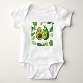 Body Para Bebê Capa de telefone de Casal Avocado | Funny Kawaii F