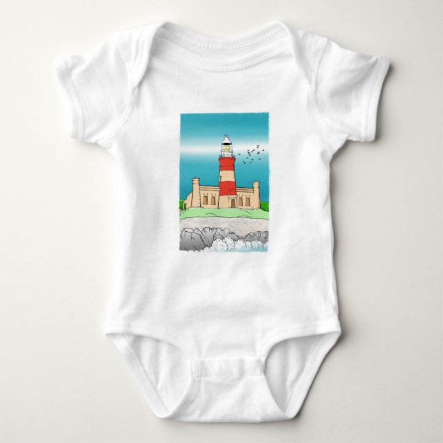 Body Para Bebê Cape Agulhas Lighthouse SHIRT AMAZON (Frente)