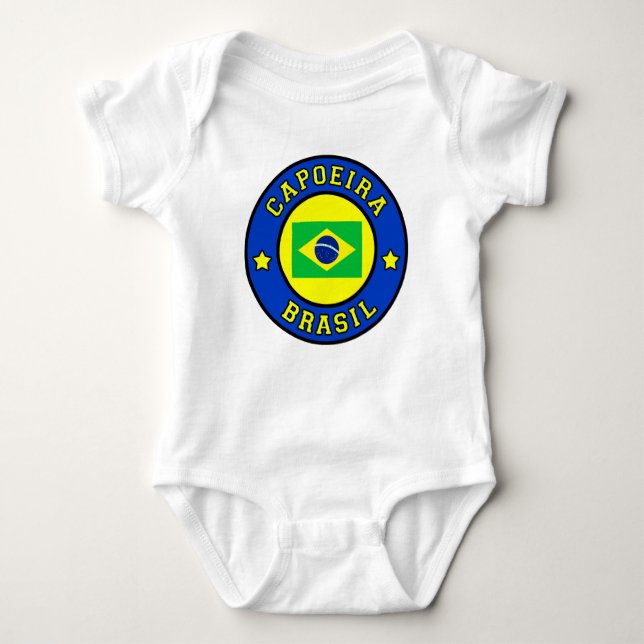 Body Para Bebê Capoeira Brasil (Frente)