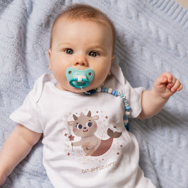 Body Para Bebê Capricorn Baby: "Calor de Cabra Pequena"