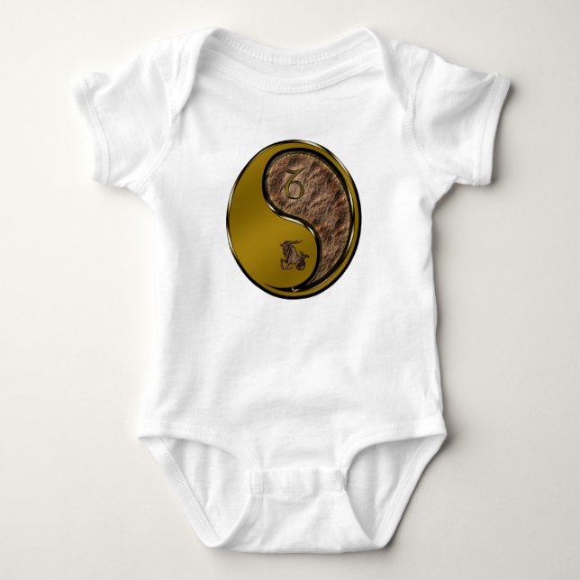 Body Para Bebê Capricórnio (Frente)