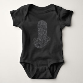 Body Para Bebê Capuz de Guerreiro de Cota de Malha