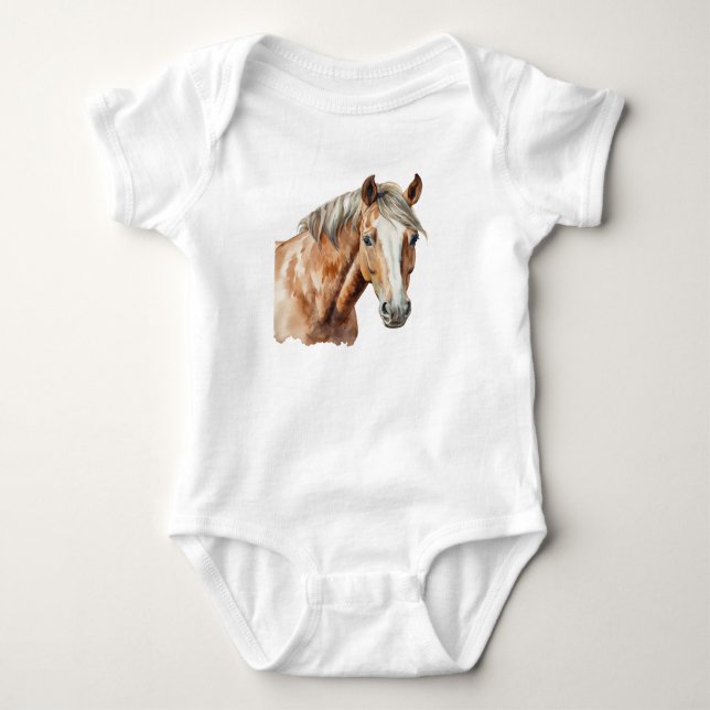 Body Para Bebê Cara de Cavalo Velho Doce (Frente)