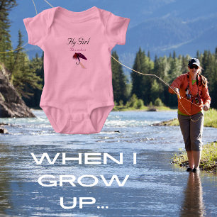 Body Para Bebê Cara Peixe Homem Pescadores Flyfishing Trutas Bebê