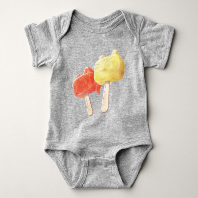 Body Para Bebê Caracter Popsicles (Frente)