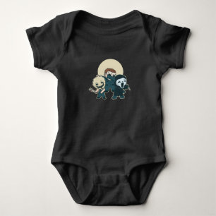BODY PARA BEBÊ CARACTERES DE HORROR