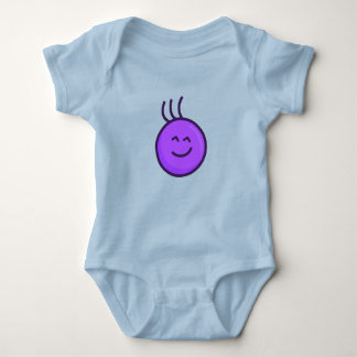 Body Para Bebê Caráter púrpura (frase otimista)
