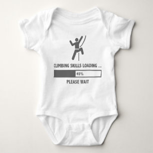 Body Para Bebê Carga de Competências de Subida