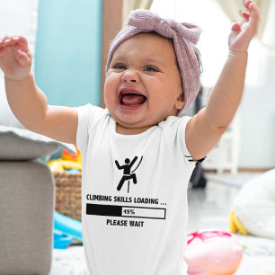 Body Para Bebê Carga de Competências de Subida