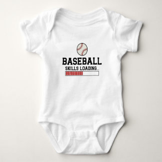 Body Para Bebê Carga de Habilidades de Baseball | Jogador de beis