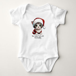 Body Para Bebê Caros Papais noeis, sou muito fofo para ser malvad