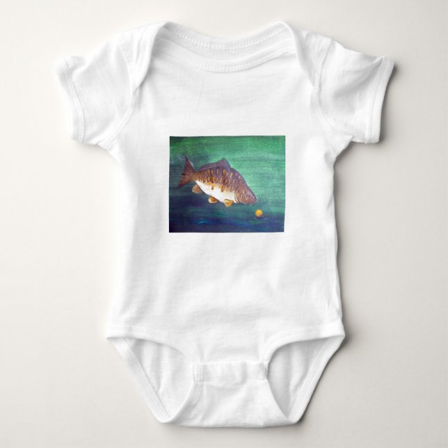 Body Para Bebê Carpa espelho (Frente)