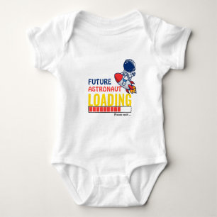 Body Para Bebê Carregamento do Astronauta Futuro   Nova moda Unis