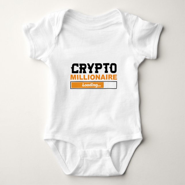 Body Para Bebê Carregamento do Crypto Millionaire (Frente)