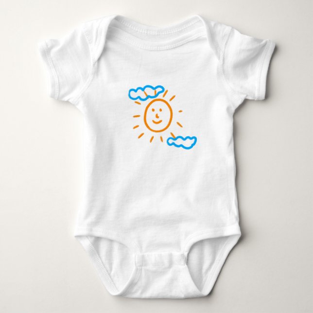 Body Para Bebê Carregar Crianças de Desenho Transformando Trabalh (Frente)