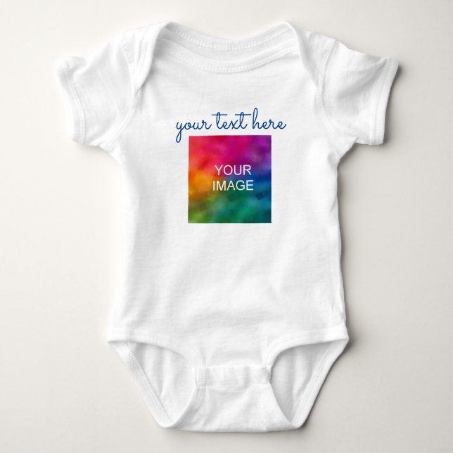 Body Para Bebê Carregar Imagem Adicionar Texto Frente e Traseira  (Frente)