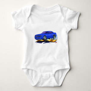 Body Para Bebê Carro 2010 do azul de Camaro
