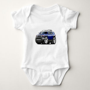 Body Para Bebê Carro azul escuro do cruzador das FJ