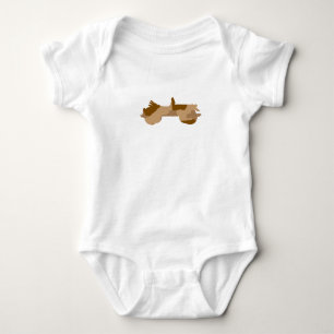 Body Para Bebê carro retrorconversível camuflado