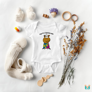 Body Para Bebê Cartoon de Capivara Colorido