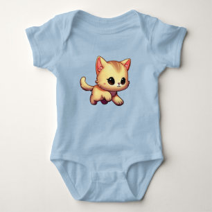 Body Para Bebê Cartoon de Kitten Super Bonito