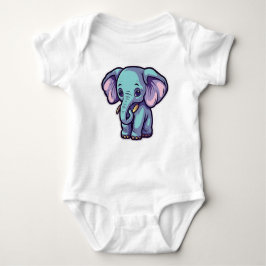 BODY PARA BEBÊ CARTOON ELEPHANT