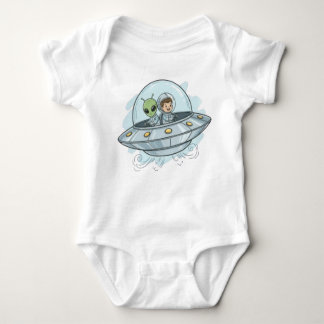 Body Para Bebê Cartoon Flying Alien