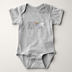 Body Para Bebê Cartoon Ox Chinese Year Baby nascer em 2021 Body