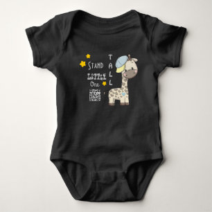 Body Para Bebê Cartoon Personalizado Menino Garoto Girafa Bebê Ro