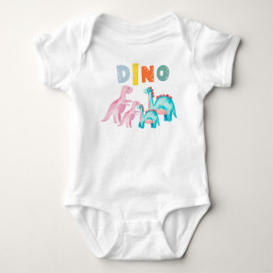 Body Para Bebê Cartucho-macaco com Dinos impressos