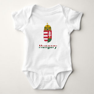 Body Para Bebê Casaco de armas da Hungria