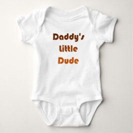 Body Para Bebê Castanho para Fade Laranja