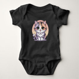 Body Para Bebê  Cat Baby Bodysuit Cute Kitten Green Eyes Infant