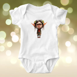 Body Para Bebê Cat Lady Christmas Elf Baby Bodway