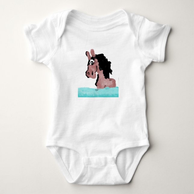 Body Para Bebê Cavalo Cujo (Frente)