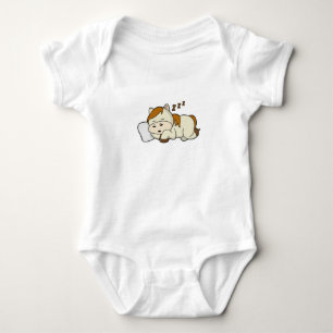 Body Para Bebê Cavalo dormindo com travesseiro
