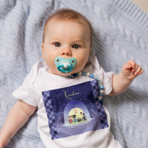 Body Para Bebê Celebração de Neve de Edo-Neko