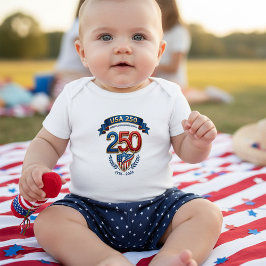 Body Para Bebê Celebração EUA 250
