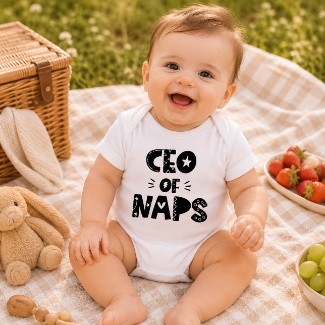 Body Para Bebê CEO de Sonecas Presente de Chuvinha de Bebê Modern (Criador carregado)