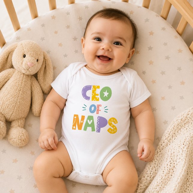 Body Para Bebê CEO de Sonecas Presente de Chuvinha de Bebê Modern (Criador carregado)