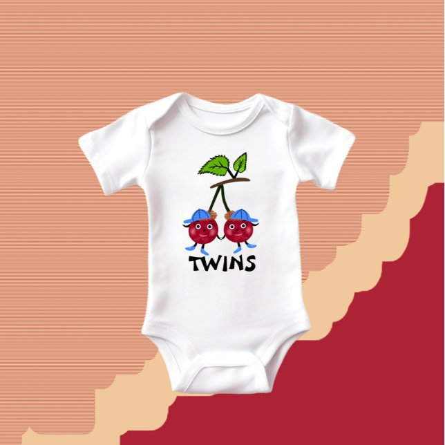 Body Para Bebê Cerejas gêmeas  (Criador carregado)