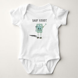Body Para Bebê Chá de bebê do menino robô