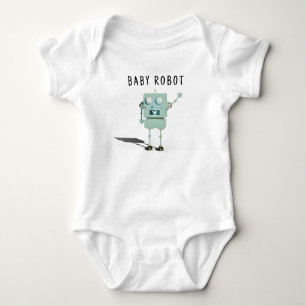 Body Para Bebê Chá de bebê do menino robô