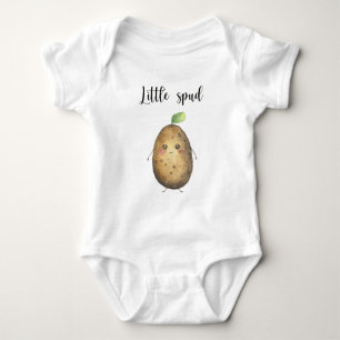 Body Para Bebê Chá de Bebê do Pequeno Spud