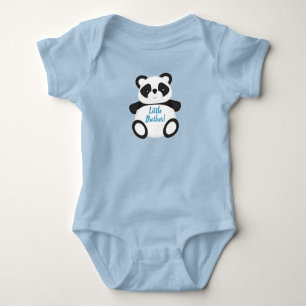 Body Para Bebê Chá de Bebê do Urso Panda Azul