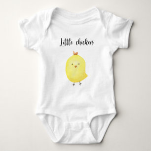 Body Para Bebê Chá de fraldas de frango bonito