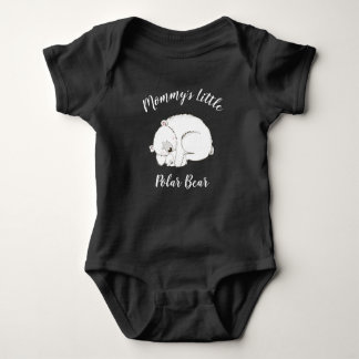 Body Para Bebê Chá de fraldas de inverno do Urso Polar
