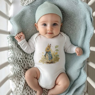 Body Para Bebê Chá de fraldas Peter Rabbit